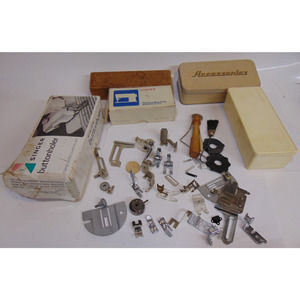 Singer Buttonholer Tools Attachments Foot Plates Parts Cams Boxes Accessories